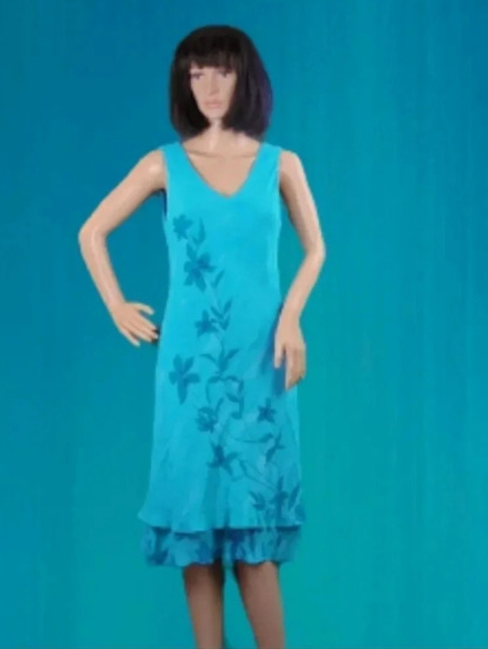 Donna Ricco New York 2-Tiered Dress